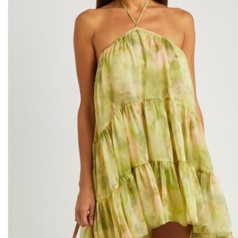 MISA SASTRA HALTER DRESS